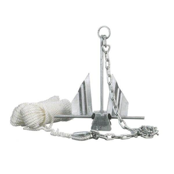 Seachoice 13 LB Utility Anchor Kit (Includes Anchor, 1/4" x 4' Anchor Lead With (2) 5/16" Shackles and 3/8" x 150' Anchor Line) - Image 2