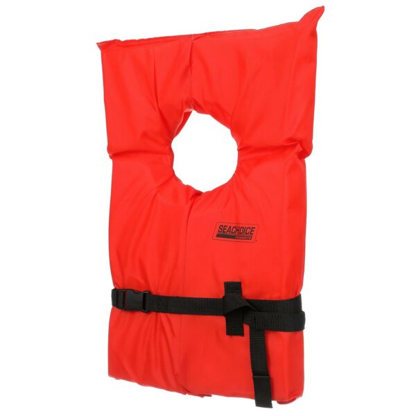 Seachoice 85520 Type II Life Vest - Adult, Orange - Image 3