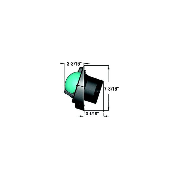 Navigator Compass, Bulkhead Mount, Combi Dial, Black - Image 2