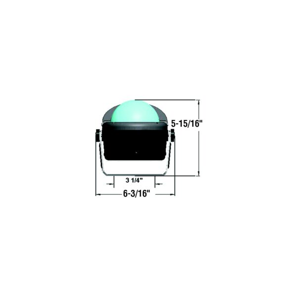 Helmsman Compass Bracket Mt., Combi Dial, Black - Image 2