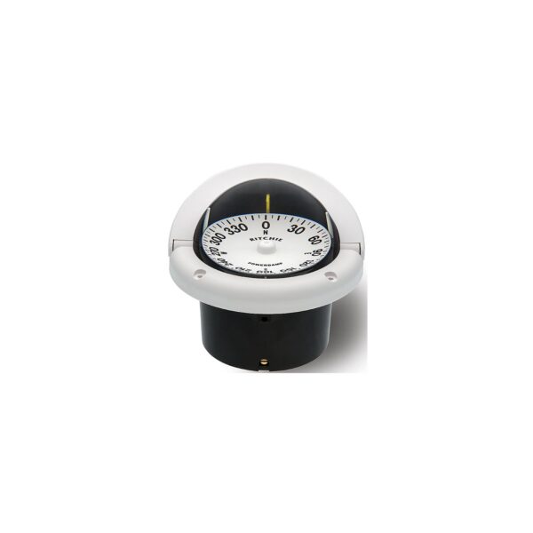 Helmsman Compass-Flush Mt., Flat Dial, White - Image 2