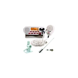 Cobra MRF45DSVK5 VHF Radio Package w/5'" Antenna & Mt.
