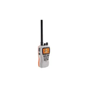Cobra MRHH350WFLT 6 Watt Floating Handheld VHF Marine Radio, White
