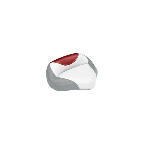 Wise 14661774 Baja Series Casting Seat, Brite White/Gray/Dark Red