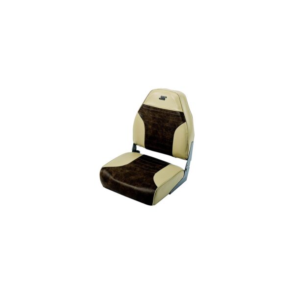 Wise Mid Back Fishing Seat, Sand/Brown - Image 3