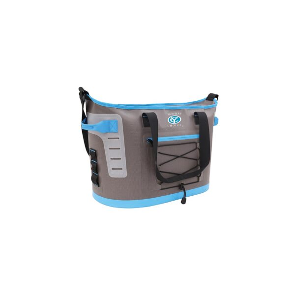 Yachter's Choice 50053 Soft Cooler
30 Can Capacity / Tote Style w/ Shoulder Strap, Grey/Blue - Image 5