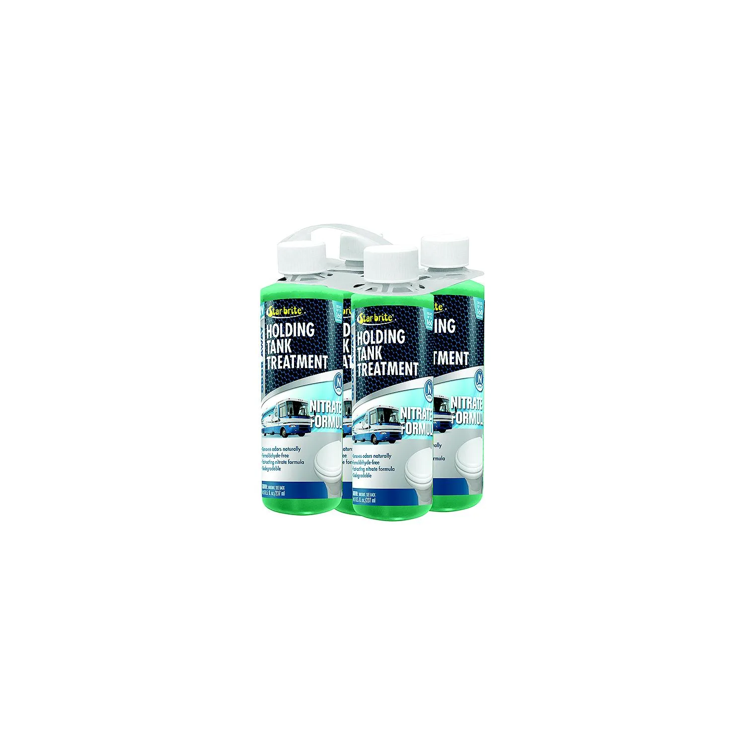 Starbrite 76308 RV Odor Away Nitrate Holding Tank Treatment, 8 oz. 4-pack