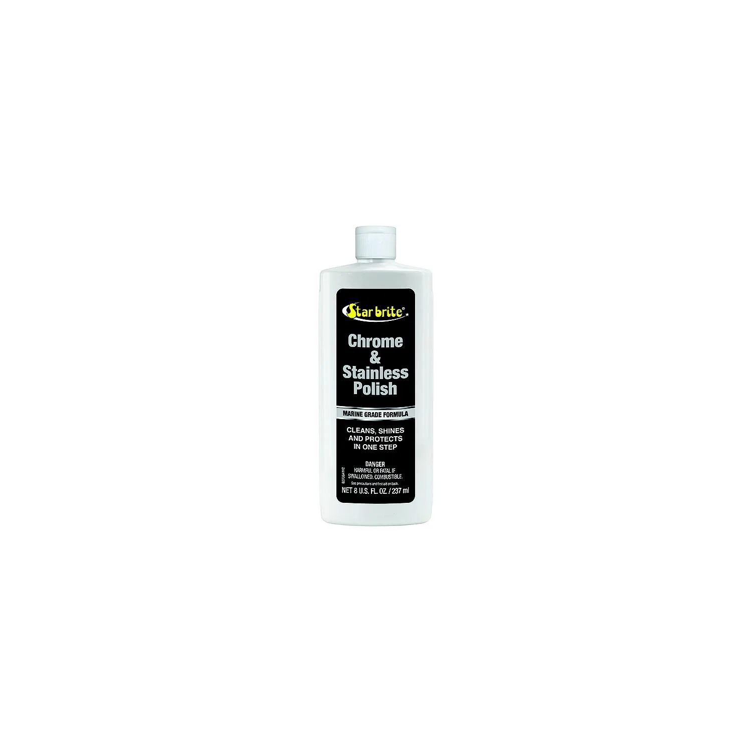 Chrome & Stainless Steel Polish, 8 oz.