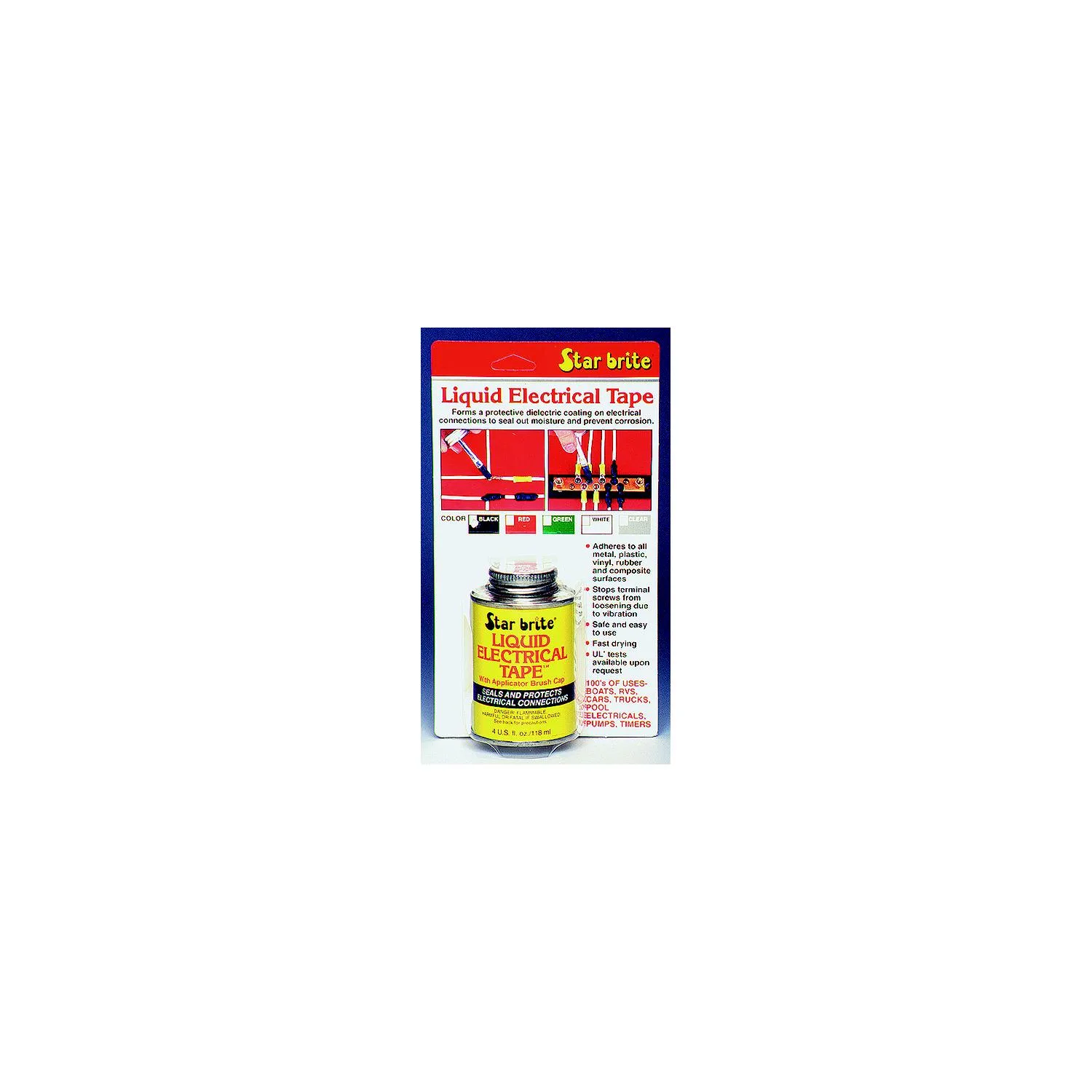 Liq. Electric Tape Clear 4 oz.