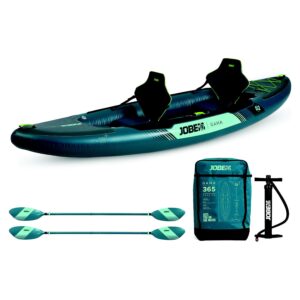 Jobe 600025002PCS Gama Inflatable Kayak Package, 11ft11" length x 37" width, Atlantic Green