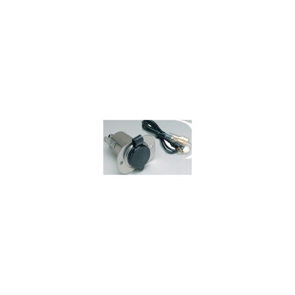 Marinco 12V Stainless Steel Receptacle With Protective Cap