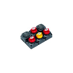 Marinco Twin Voltage Sensing Relay (VSR) Battery Distribution Cluster Twin Outboard/3 Battery Banks